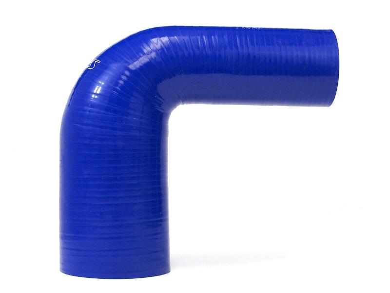 HPS Silicone Hoses, HPS 2-1/2" - 2-3/4" ID Silicone 90 Degree Reducer Hose | Universal (HTSER90-250-275-BLK)