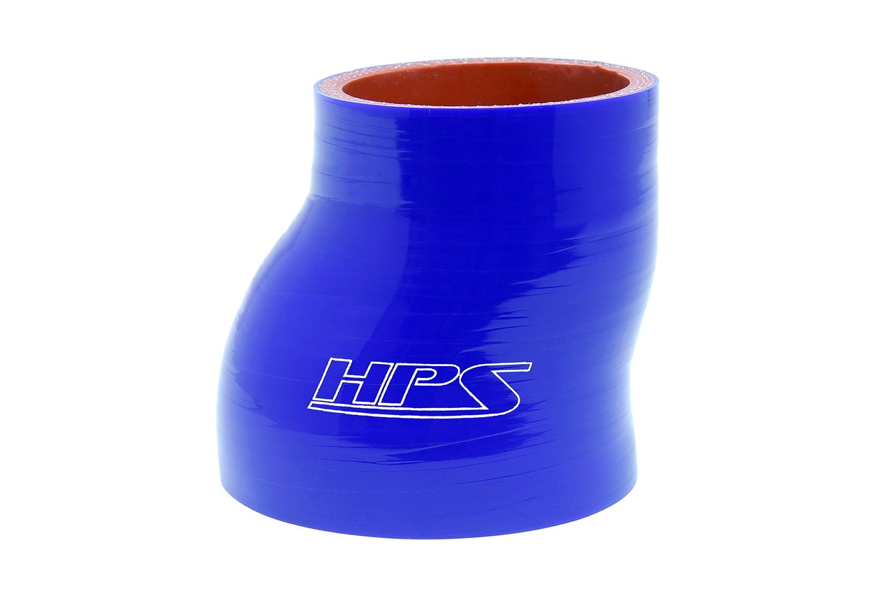 HPS Silicone Hoses, HPS 2-1/2" - 3-1/2" 4-ply Reinforced Silicone Offset Coupler Hose | Universal (HTSOR-250-350-BLK)