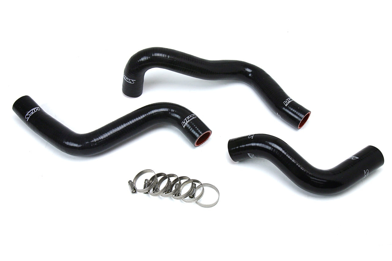 HPS Silicone Hoses, HPS Silicone Radiator Coolant Hose Kit | 2004 - 2011 Mazda RX-8 (57-1634-BLK)